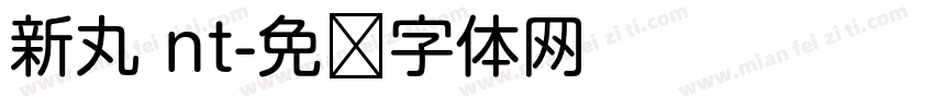 新丸 nt字体转换